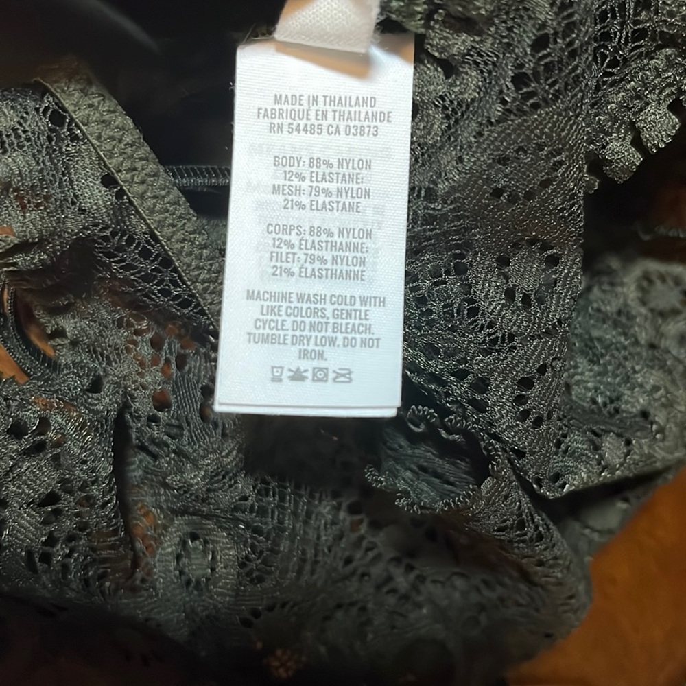 NWOT Aerie Joy Lace Padded Longline Bralette Size Small - Picture 10 of 13